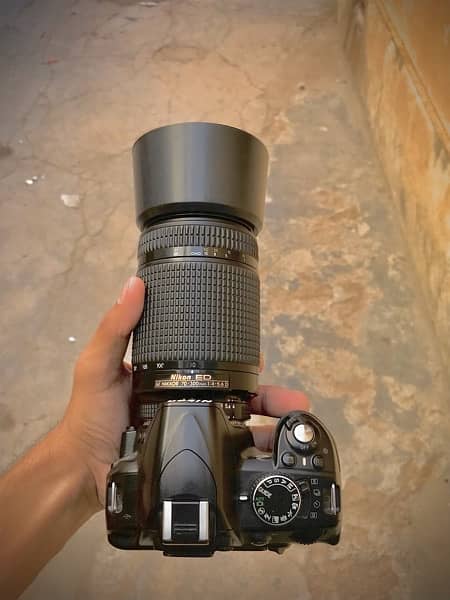 Nikon D3100 with  70-300mm manual Lens with other accessories 2