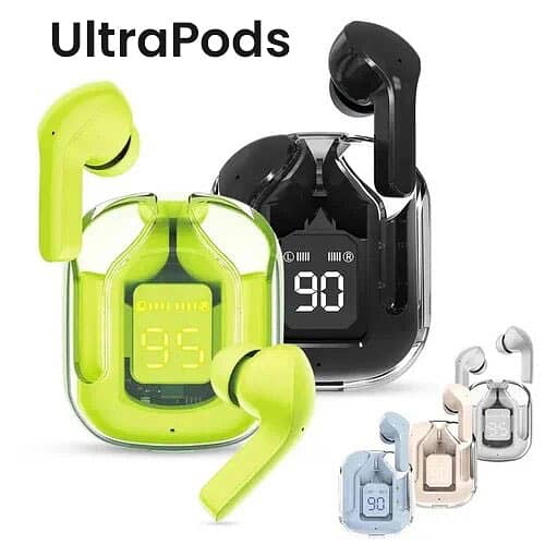 Ultrapods TWS Bluetooth Earbuds Playtime Upto 30 Hrs 2