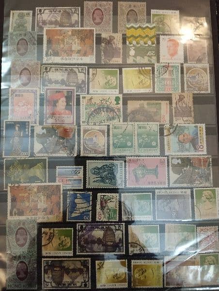 Vintage Postage Stamp Collection Book different countries Stamps. 2