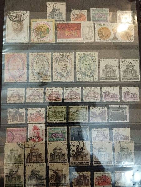Vintage Postage Stamp Collection Book different countries Stamps. 8