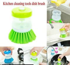 Dishwashing Brush With Soap Dispenser 0