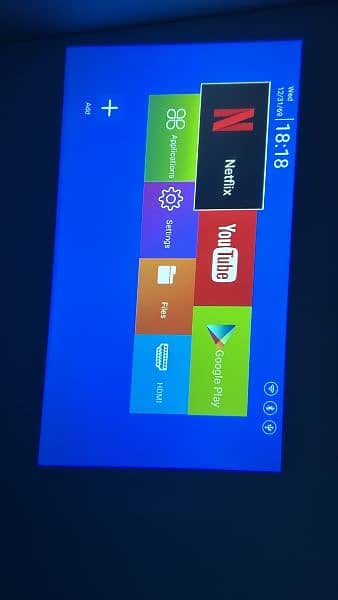 Magcubic Hy300 HD Projector Android TV Grey and White 1