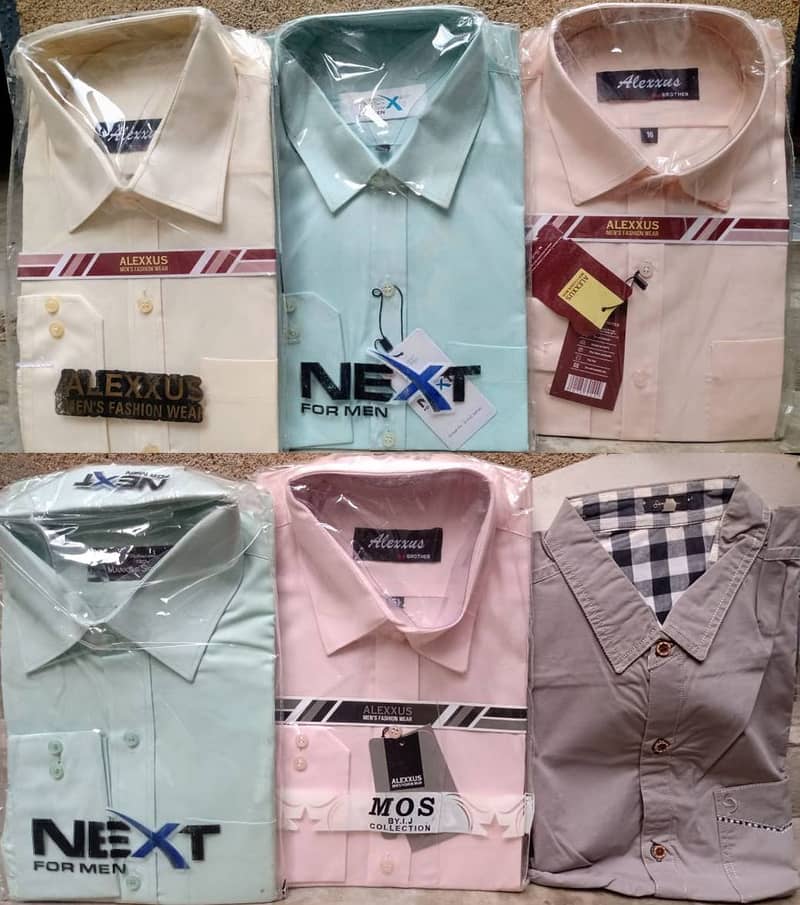 Full sleeves mens shirts bulk quantity in wholesale price 1