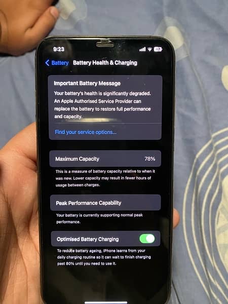 iphone xsMax 64gb pta approved 7