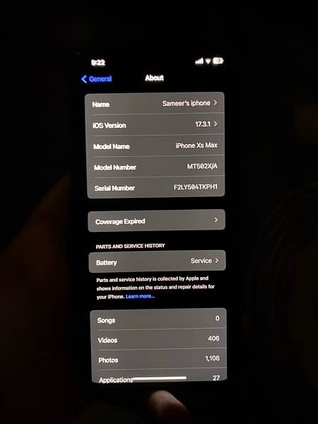 iphone xsMax 64gb pta approved 8