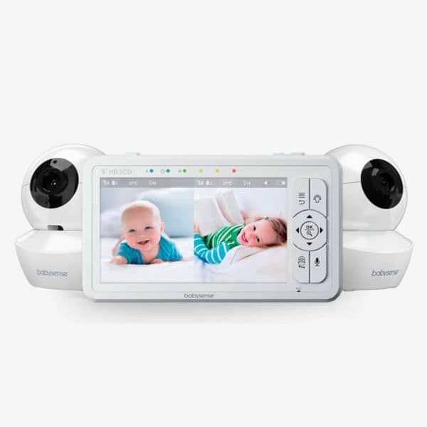 Babysense 5" HD Split-Screen Baby Monitor, Video Baby Monitor with Cam 0