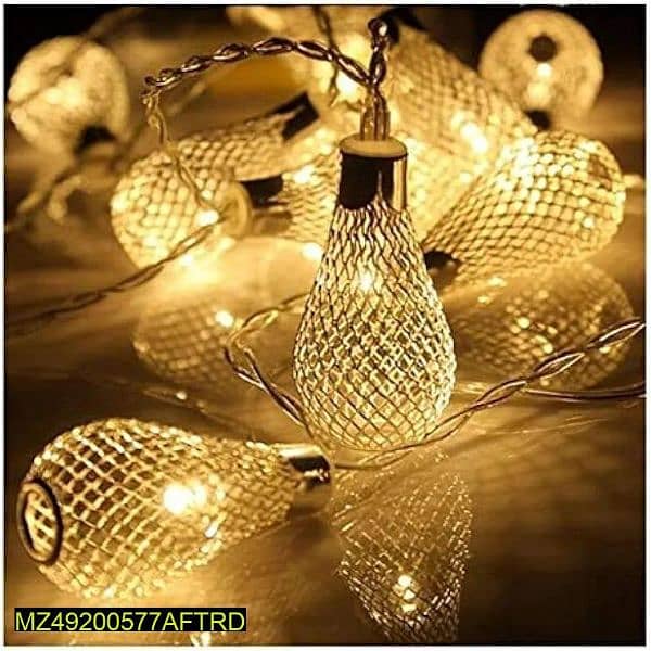 Spring Coil Light String Metal Lamps Pack Of 14 3