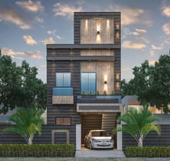 3 Marla Brand New Luxury House For Sale In Alkreem City Lahore 0