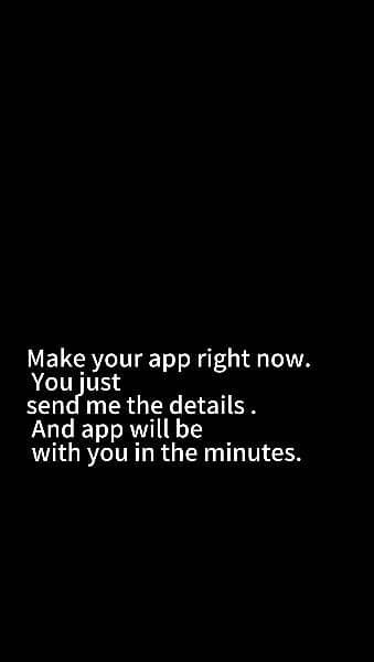 make your own app 0