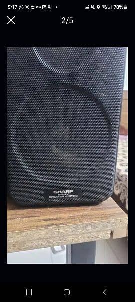 asallam o alikum sharp 2way speakers 1