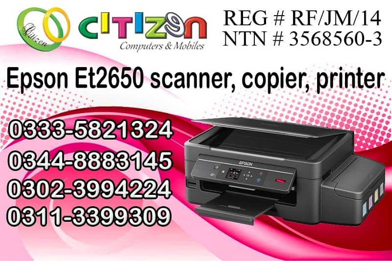Epson Et2650 all in one u. k  imported 0