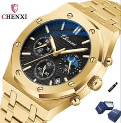 CHENXI 948 Chronograph Business Top Brand Watch Men Stainless STEEL 0