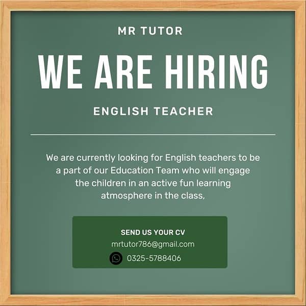 English tutor for Kindergarten 0