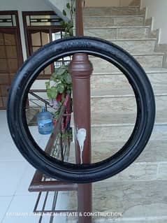 125 Ka Behtreen Tyre Tube Ke Sath 0