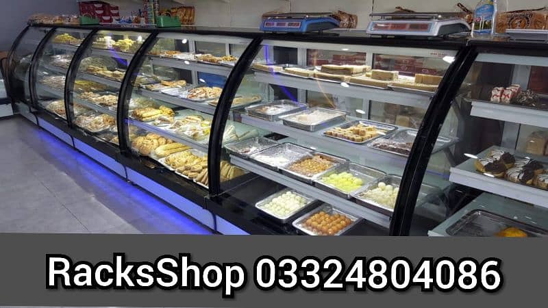 Bakery Racks/ Bakery Counters/ wall rack/ Store Racks/ cash counters 1