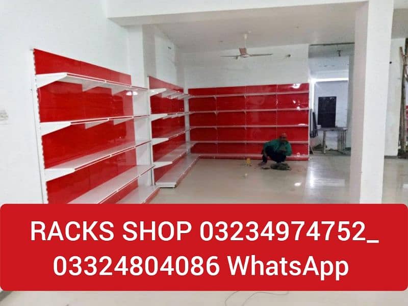 Racks/ wall rack/ Gondola Rack/ Store Rack/ cash counter/ Trolleys/bin 1