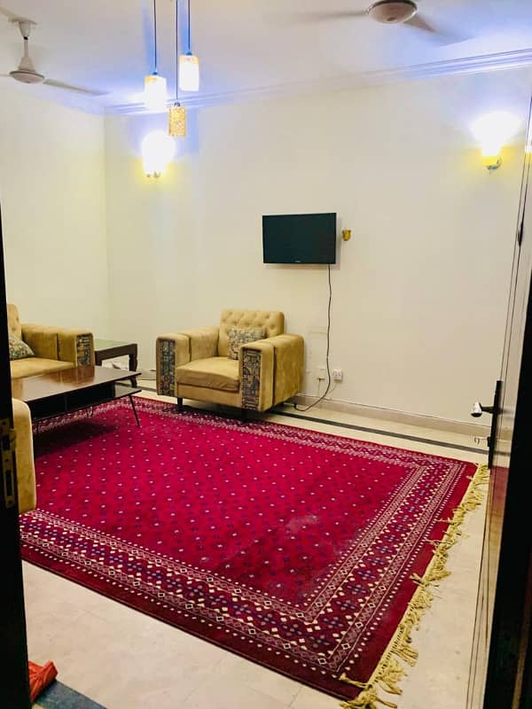 F-11 Markaz 1 Bedroom with Attached Bathroom Tv Lounge Kitchen Car Parking Apartment Available For Sale Investor Price 3