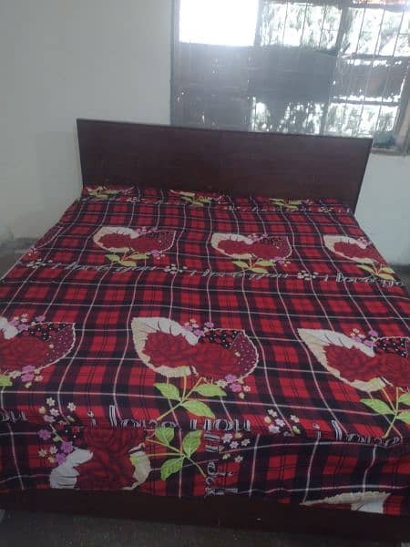 Bed with spring mattress 8