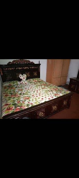 Wooden Bed set 1