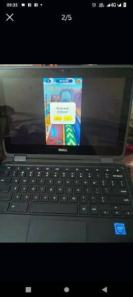 Dell Chromebook 4 gb 32 gb touch and type 360 rotate 1