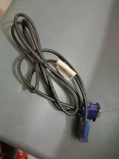 VGA Blue Black Monitor Cable Male to Male