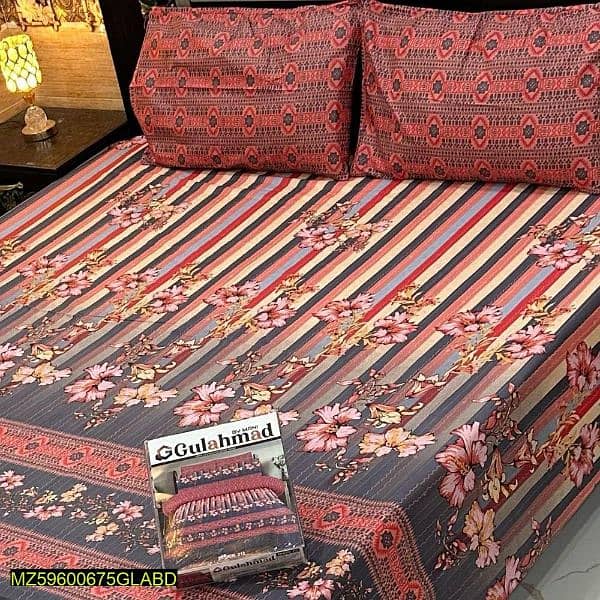 3 PC's Cotton Double bedsheet with Free home Delivery 6