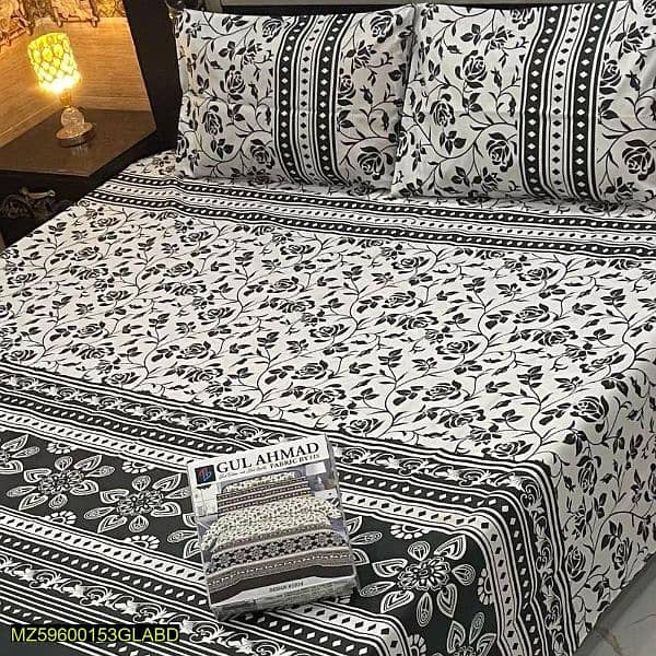 3 PC's Cotton Double bedsheet with Free home Delivery 12
