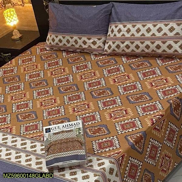 3 PC's Cotton Double bedsheet with Free home Delivery 13