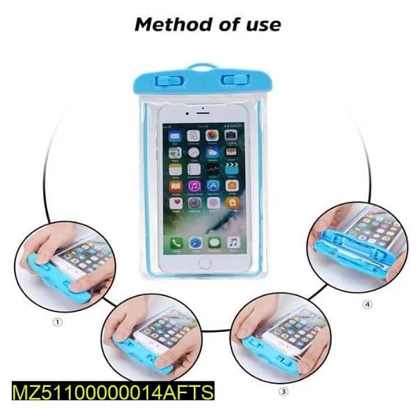 mobile cover waterproof clear camera vision 5