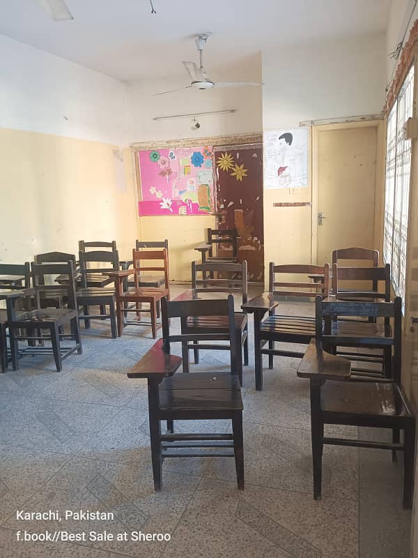 Gulshan Iqbal School with building Sale best income Monthly 20