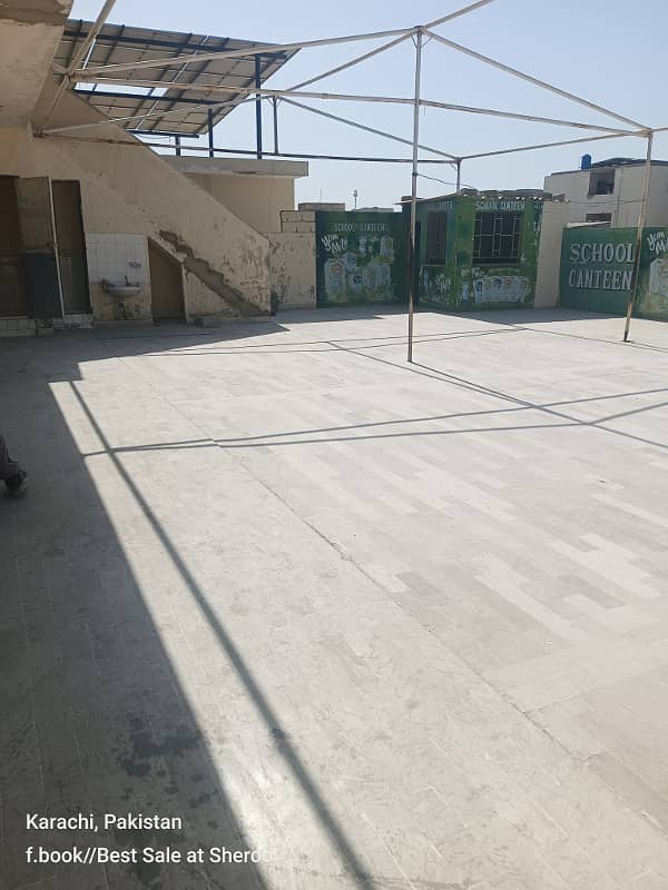 Gulshan Iqbal School with building Sale best income Monthly 31