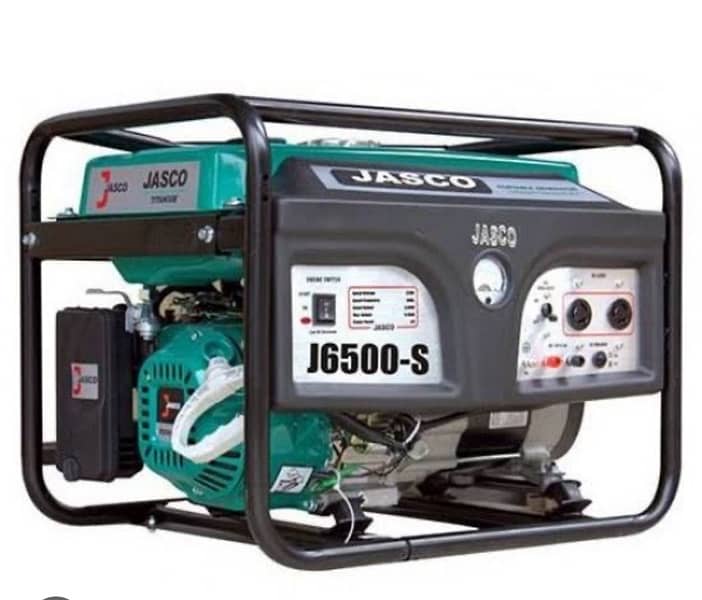 Jasco 5.5 kva Brand New Generator almost in new condition 2