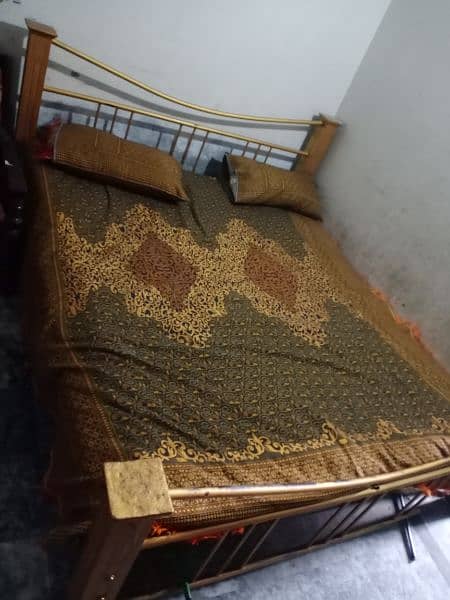 Fully iron made bed for sale 2