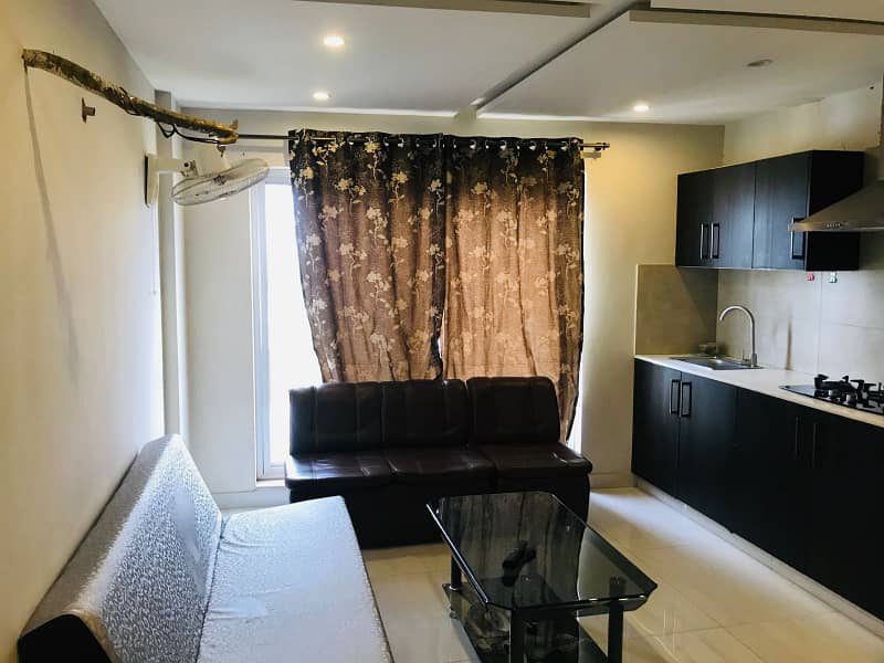 One Bedrooms Fully Furnished Apartment Available For Rent In Sector D Bahria Town Lahore 1