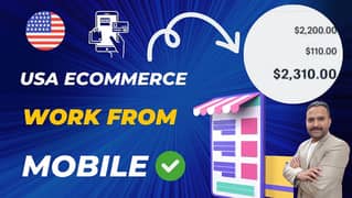 Online earning from mobile USA eCommerce business 0