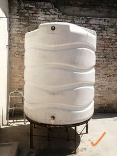 Water Tank 2000 Lits (Brand New) with Good quality Iron Stand. 0