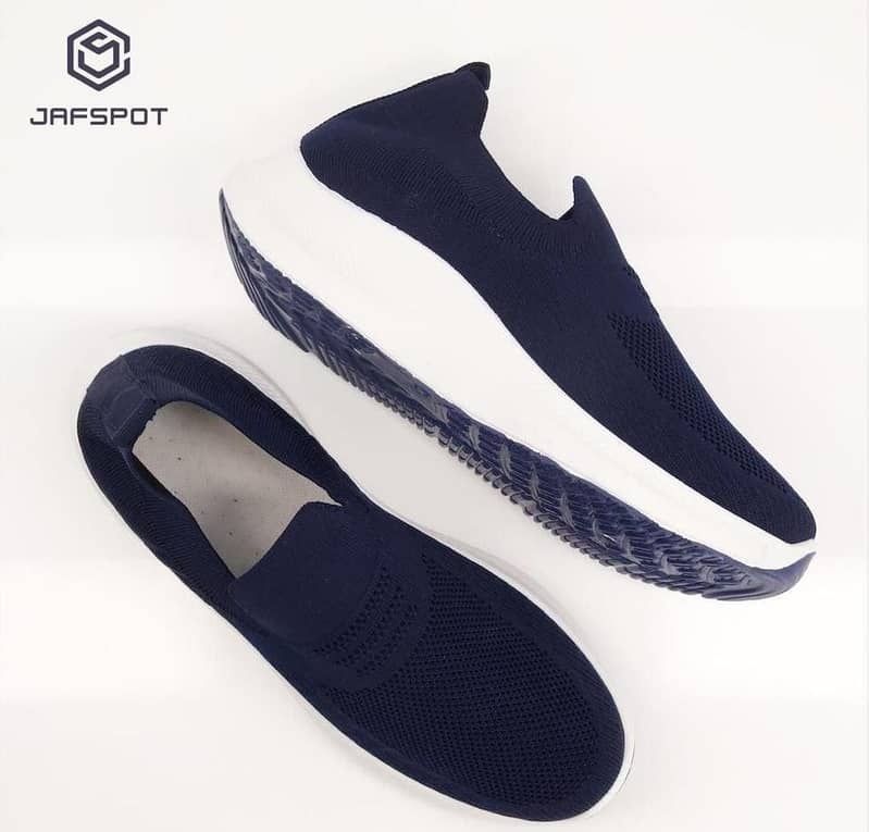 Mens Light weight Slip on-Blue shoes 2