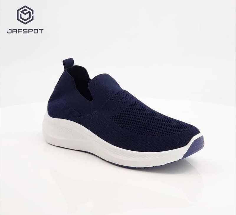 Mens Light weight Slip on-Blue shoes 3