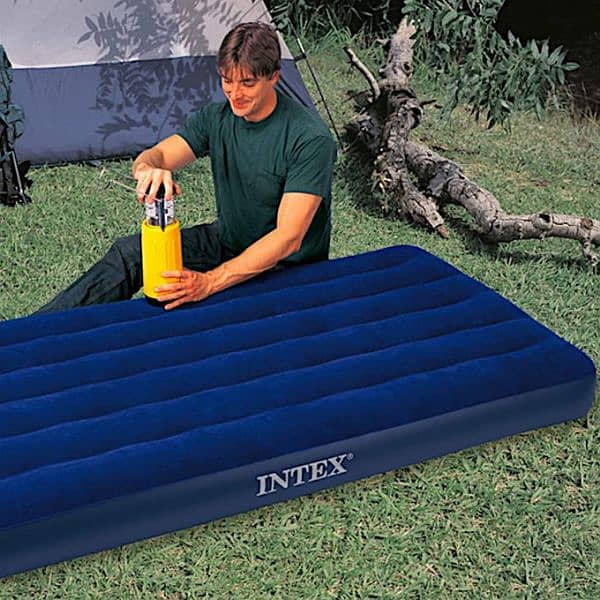 Intex  Dura Beam Series Classic Downy Inflatable Airbed 0