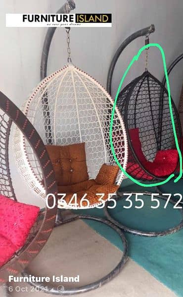 Egg shape swing wholesale price with multiple colours available 0