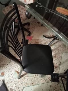 6chair with table