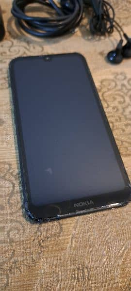 Nokia 2.2 with complete box charger and handsfree 2