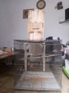 Breeding box with cage