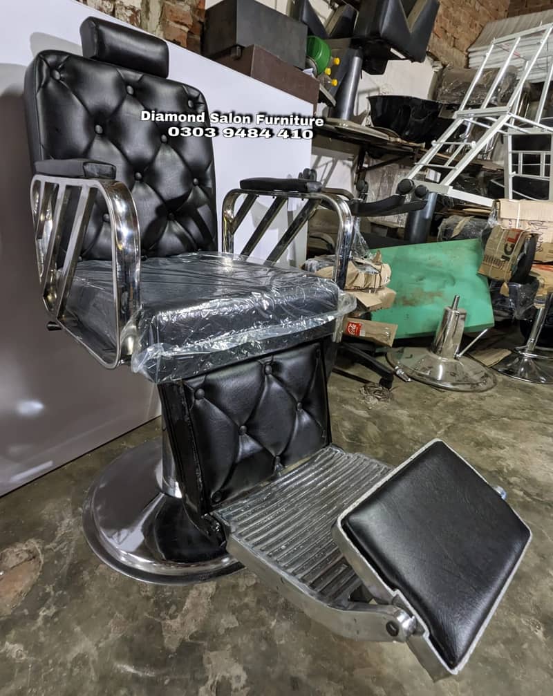 Saloon chair / Barber chair/Cutting chair/Shampoo unit 9
