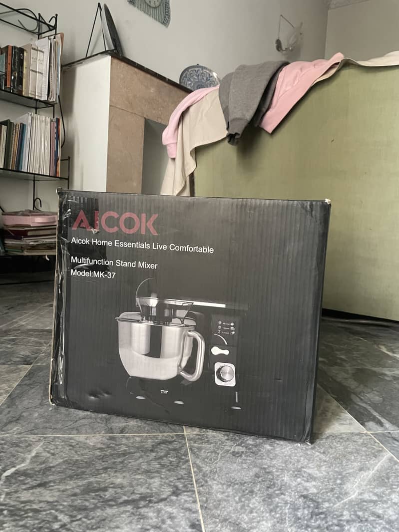 AICOK 5.5L Professional Stand Mixer | Black 1