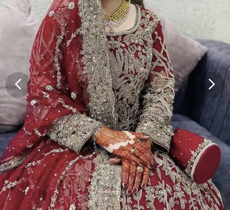 Bridal Dress/ barat Lehenga/ wedding dress for sale 1