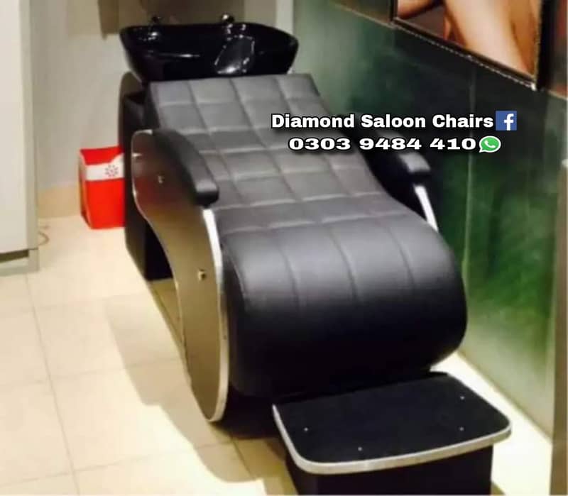 Saloon chair / Barber chair/Cutting chair/Shampoo unit 10