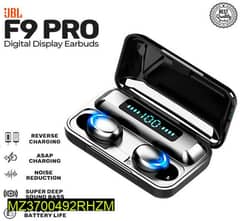 F9 pro digital display Earbuds