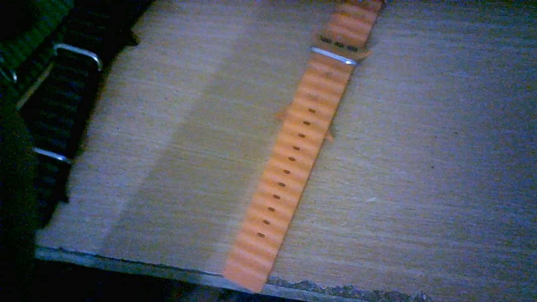 Watch 8 Ultra | With Four Strips Green, 2 black and Orange 6