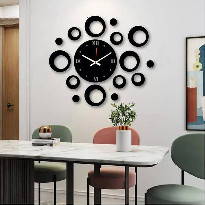 Wooden Wall Clocks Available for Home Decoration 6